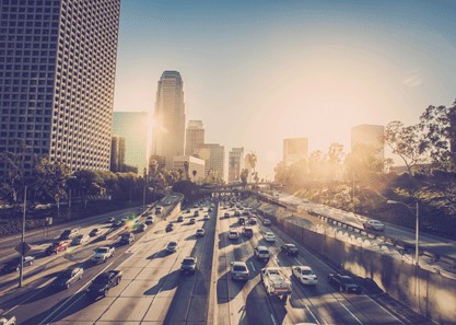 image of cars on freeway