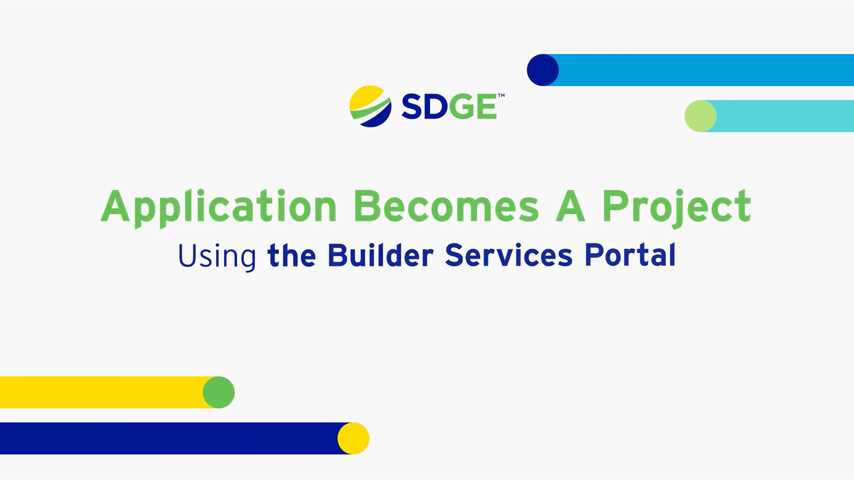 Application Becomes a Project